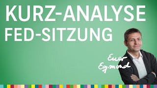 FEDSitzung vom 12062024 in der KurzAnalyse von Egmond Haidt [upl. by Anson]