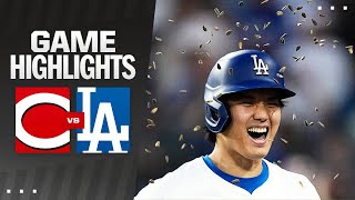 Reds vs Dodgers Game Highlights 51724  MLB Highlights [upl. by Alhak]