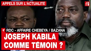 RDC  Joseph Kabila comparaitratil au procès du meurtre de Floribert Chebeya  • RFI [upl. by Annitsirhc548]