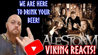 ALESTORM  Drink REACTION VIDEO  Viking Reacts [upl. by Htide]