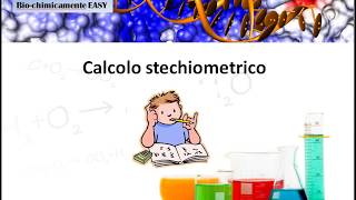 Calcolo stechiometrico esercizio livello medio [upl. by Lletniuq]