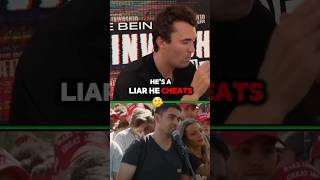 Man claims “TRUMP” is not a worthy Christian ❓❌✅charliekirk donaldtrump [upl. by Ande]