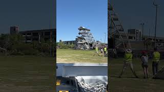 ZIPLINE TORN DOWN Myrtle Beach zipline demolished [upl. by Iram]