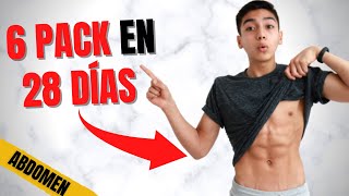 Rutina de ABDOMEN en CASA INTENSA sin EQUIPO🔥  7 MIN de EJERCICIOS para abdominales 28 DÍAS🕓 [upl. by Cinimod]