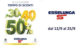 Volantino Esselunga IT dal 12 al 25 settembre 2024 [upl. by Sundin405]