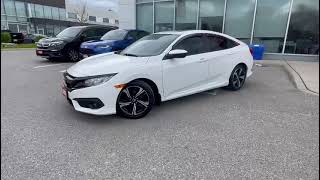 2017 Honda Civic EX T in Taffeta White [upl. by Kaine]