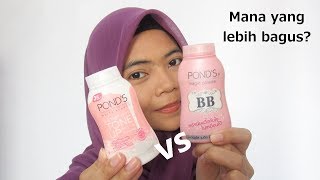 Battle Ponds Instabright Tone Up Milk Powder vs Ponds BB Magic Powder Indonesia  zahrasalsa [upl. by Aelsel]