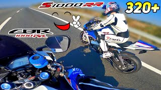 YOK ARTIK  CBR 1000RR VS BMW S1000RR  OTOBAN 320 [upl. by Airemaj]