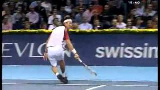 Novak Djokovic vs Kei Nishikori  BASEL 2011 Best 2 Points [upl. by Ainnat294]