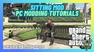 2024 Grand Theft Auto V Mods How To Install The Sitting Mod In SP [upl. by Sullivan]