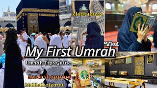 My First Umrah Vlog  Makkah Ziyarat  Clock Tower Lesson I learned During Umrah Safarnama [upl. by Newmann]