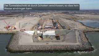 Der Fehmarnbelt Tunnel  Der neue Deich über dem dänischen Tunnelportal ist fertig [upl. by Madid267]