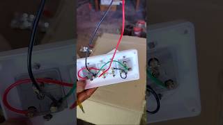 2 Switch2 Socket Electric Board Connectionইলেকট্রিক বোর্ড ফিটিং।shorts shortvideo video [upl. by Helli]