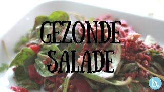 Gezonde salade  rode bieten en linzensalade [upl. by Adliwa]