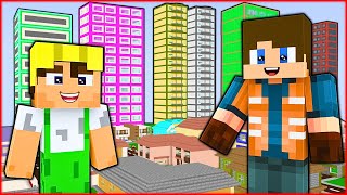 BEBEK İŞÇİ VE HASAN USTA ŞEHRİ GELİŞTİRDİ 😱  Minecraft [upl. by Attennek]