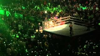 Triple H entrance at WWE Live MSG [upl. by Nauqram]