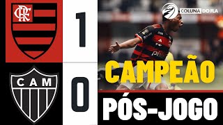 PÓSJOGO CAMPEÃO ATLÉTICOMG 0X1 FLAMENGO  FINAL COPA DO BRASIL 2024 [upl. by Lrem617]