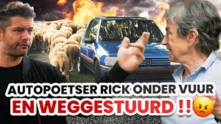 Autopoetser Rick onder vuur en weggestuurd [upl. by Uba]