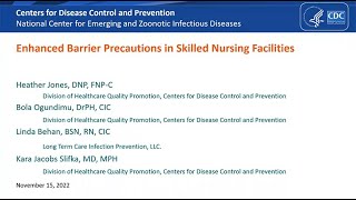 Implementation and Use of Enhanced Barrier Precautions in Nursing Homes [upl. by Erline121]