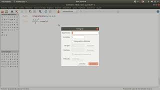 Integración con WxMaxima [upl. by Nomelif]