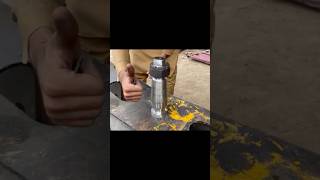 Truck Trailer Fifth Wheel Pin Rebuilt by Skilled Mechanic Using Raw Iron Shaft Superiorprocess [upl. by Elraet]