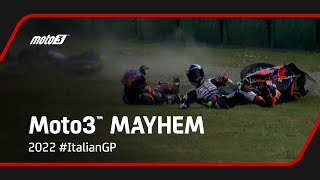 Moto3™ Mayhem  2022 ItalianGP [upl. by Airdnaed768]