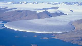 Elephant Foot Glacier at Romer Lake in Greenland travel Northeast Greenland National Park tourism [upl. by Pelagia782]