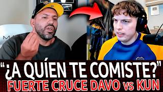 ¡FUERTE CRUCE KUN AGUERO vs DAVO XENEIZE VIDEO COMPLETO [upl. by Earlene]