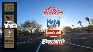 Specific menu items from Red Robin Makai Jasons Deli and Capriottis [upl. by Haisej]