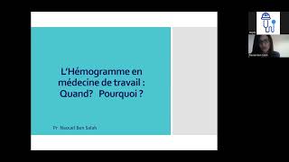 Lhémogramme en médecine de travail Quand Pourquoi [upl. by Riti]