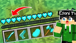 Minecraft But Esoni Have DIAMOND LUCKY HEARTS  TAROPA VILLAGE Tagalog [upl. by Emor]