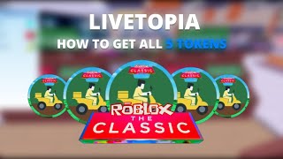 CLASSIC EVENT How to get all 5 Tokens in Livetopia  Roblox Livetopia [upl. by Chip484]