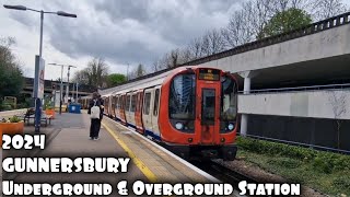 GUNNERSBURY Underground amp Overground Station 2024 [upl. by Kirenoj]