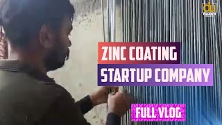 Zinc Coating on Iron Rods  New Startup Business  Dhanji Upadhyay  First Time on YouTube Channel [upl. by Lahcym]