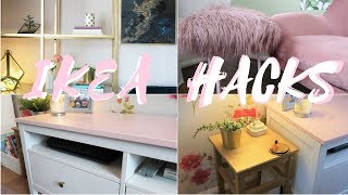 IKEA HACKS AND DIYs 2018  4 EASY amp CHEAP DIY HACKS  HOME DECOR [upl. by Akimad735]