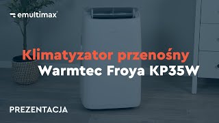 Klimatyzator przenośny Warmtec Froya KP35W  do 40m2 [upl. by Lisle]