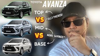 Which Variant is THE BEST for you  Toyota Avanza G vs E vs J  DON’T CHOOSE WRONG [upl. by Nairrot]