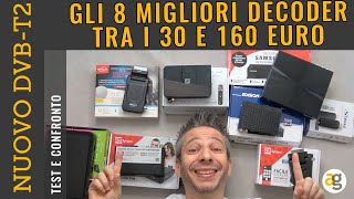 GLI 8 MIGLIORI DECODER per il NUOVO DIGITALE TERRESTRE dvbt2 Da 30 a 160 euro su eBay [upl. by Ulita]