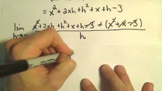 Derivative Using the Definition Example 2 [upl. by Eeresed]