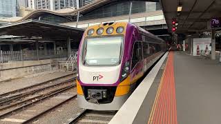 VLine VL103 Departing Southern Cross Station to Shepparton  HORN SHOW [upl. by Harehs845]