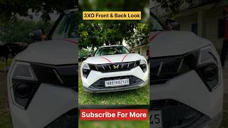 XUV 3XO Look Front amp Back  Mahindra 3XO AX5 car shorts [upl. by Tessler]