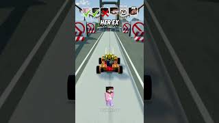 Help Herobrine Get Crush Attention In A Car Jump Challenge 🚗 😎 shorts beamngdrive [upl. by Nawor200]