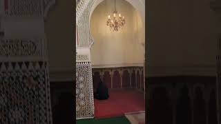 Mausoleum of Moulay Idriss II in FezA unique piece of artTourism in Morocco2 travel shortvideo [upl. by Gwenore212]