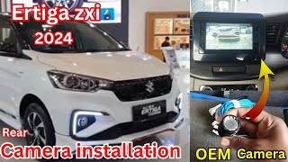 Ertiga rear camera fitting  ertiga zxi rear camera installation  Maruti genuine accessories [upl. by Kila980]