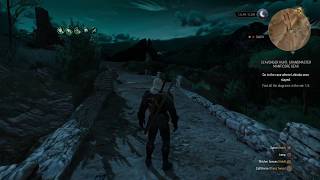 Witcher 3 Fort Ussar Ruins Place of Power Found [upl. by Swihart]