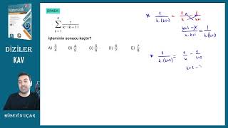 DİZİLER  KAV 1112 Toplam Sembolü Konu Anlatım ve Soru Çözüm [upl. by Howland]