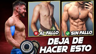 ¿Cuándo Llegar al Fallo Muscular en el Gym lo haces mal [upl. by Kristien]