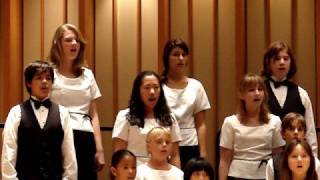 Colburn Childrens Choir Sings quotWhen I Close My Eyesquot [upl. by Thomey]