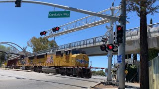 E Hamilton Ave Railroad Crossing Campbell CA [upl. by Caia118]