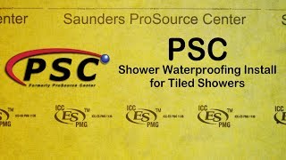 OLDfor refrence PSC Pro Advanced Shower Waterproofing Install like Schluter Kerdi 32 x 60 Offset [upl. by Ellemaj]